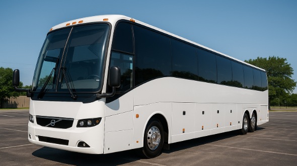 Exterior of Oregon Party Bus Company's 48 Passenger Charter Bus in Oregon