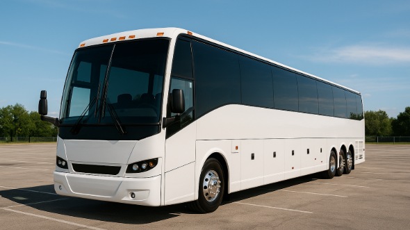 Exterior of Keizer Party Bus Company's 50 Passenger Party Bus in Keizer