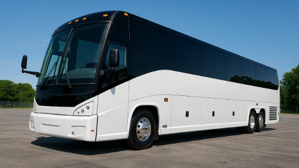 Exterior of Tualatin Party Bus Company's 50 Passenger Party Bus in Tualatin