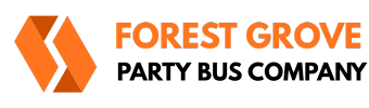 forest grove party bus company logo