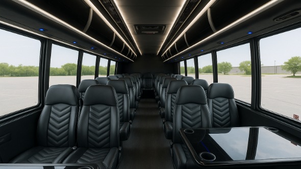 oregon 25 passenger minibus interior