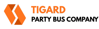 tigard party bus company logo
